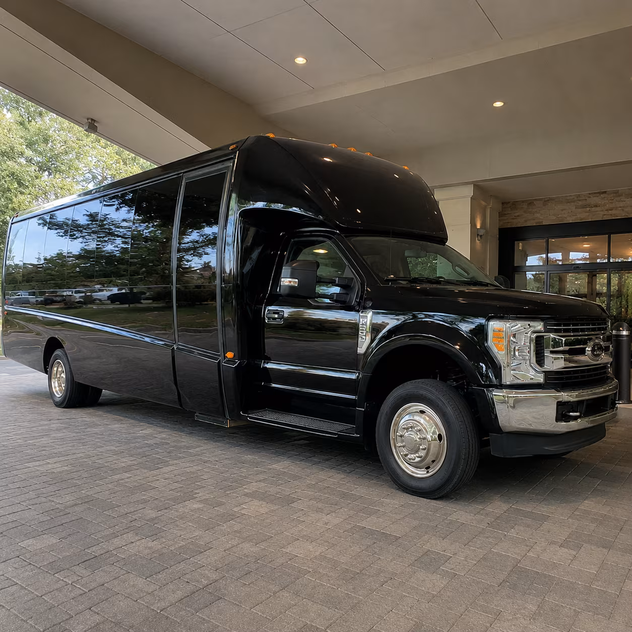 Great Falls Airport Shuttle & Transportation party bus interior