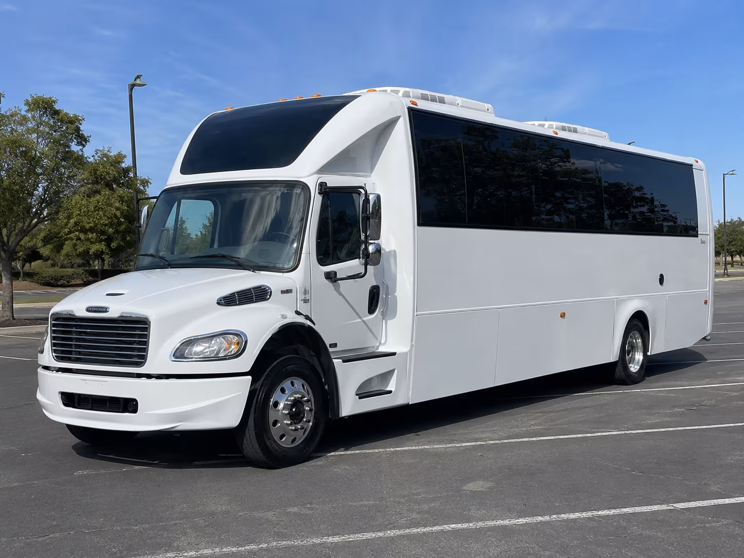 Great Falls Bachelor & Bachelorette Transportation party bus exterior