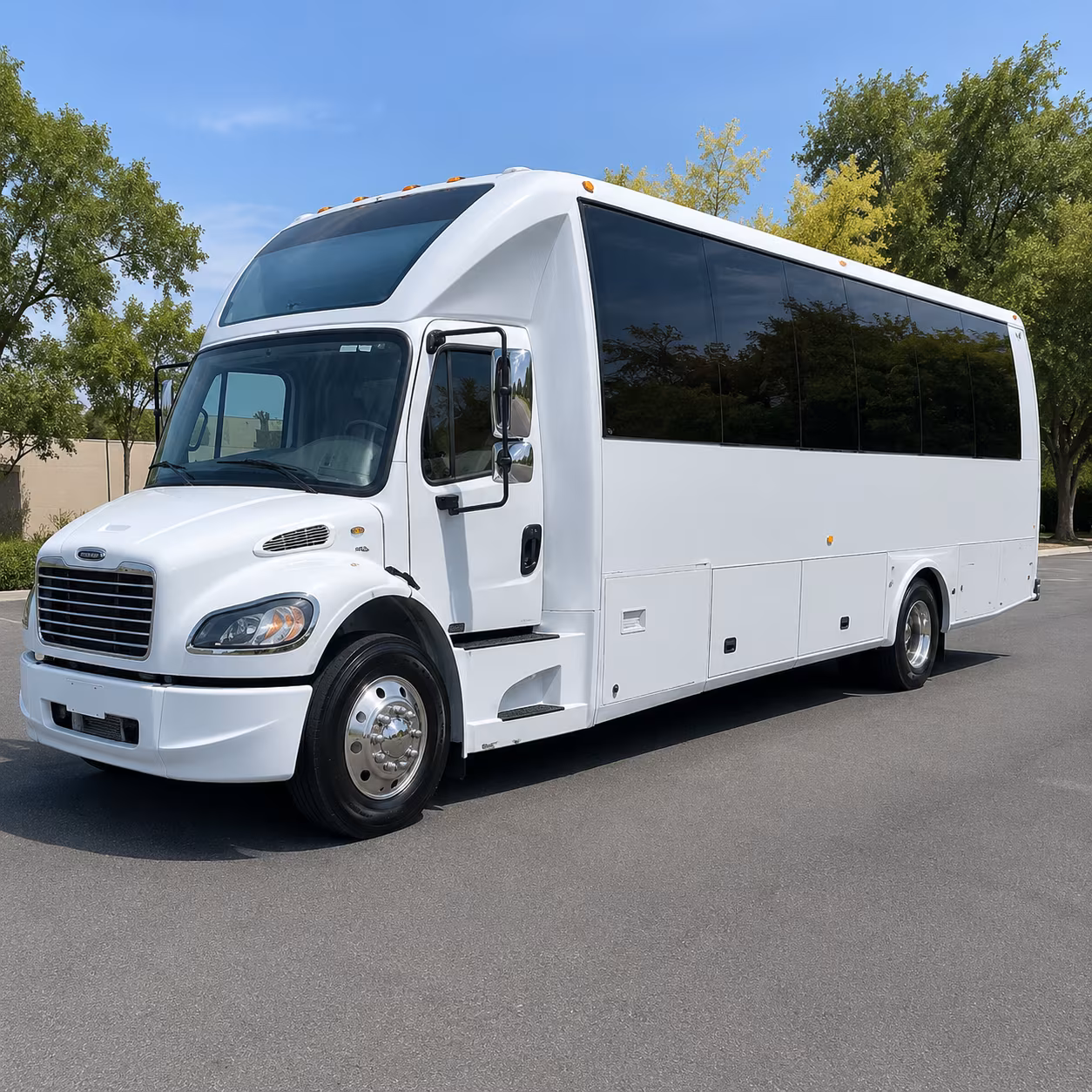 Great Falls Private Event Transportation party bus exterior
