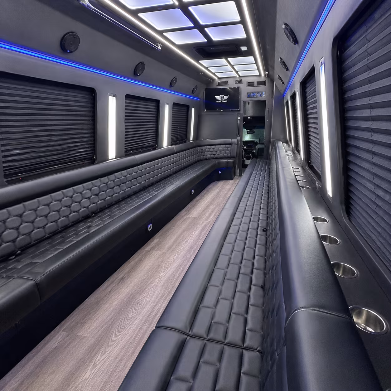 Great Falls Private Event Transportation party bus exterior