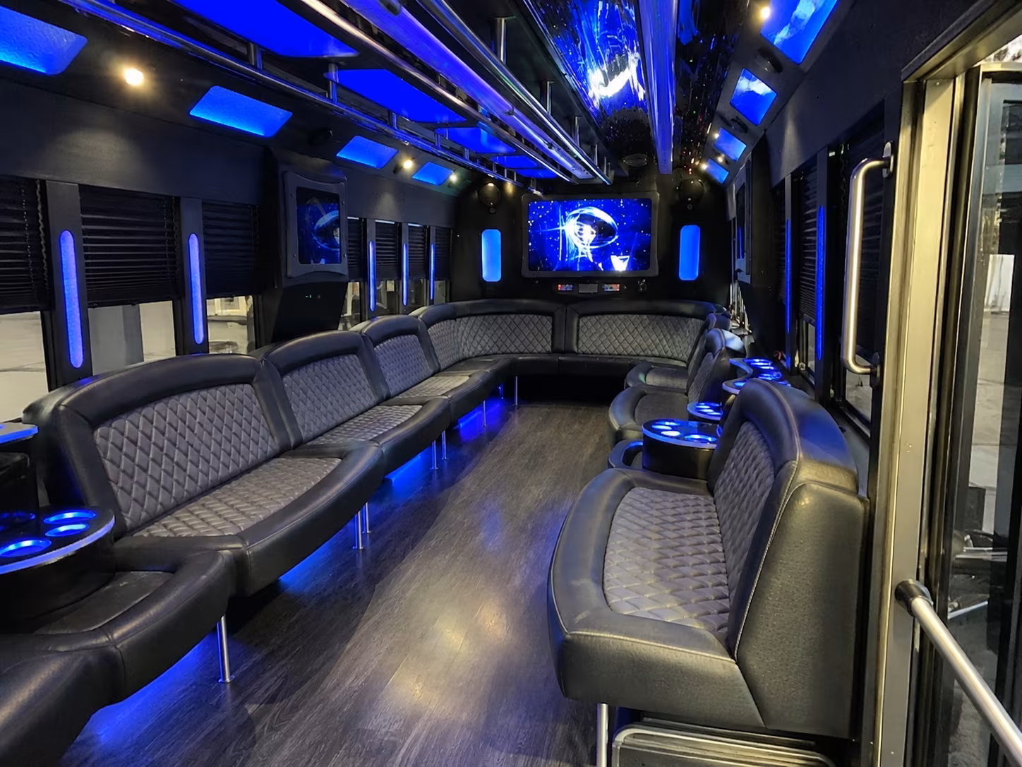 Great Falls Prom & Homecoming Transportation party bus exterior