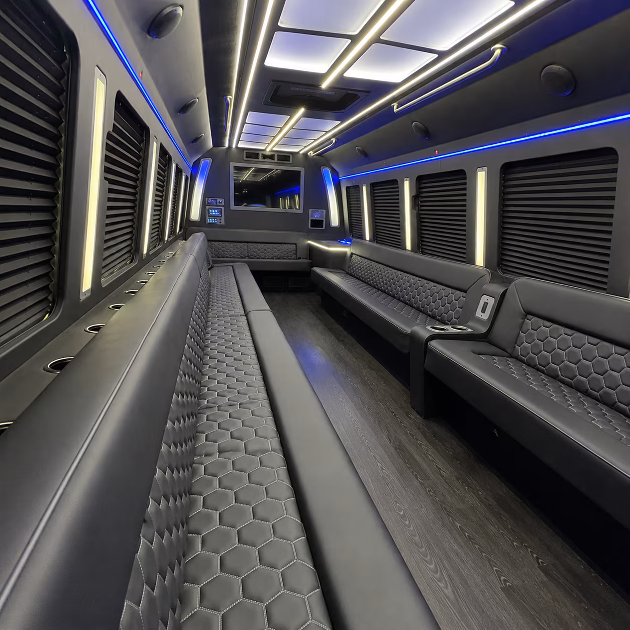 Great Falls Prom & Homecoming Transportation party bus exterior