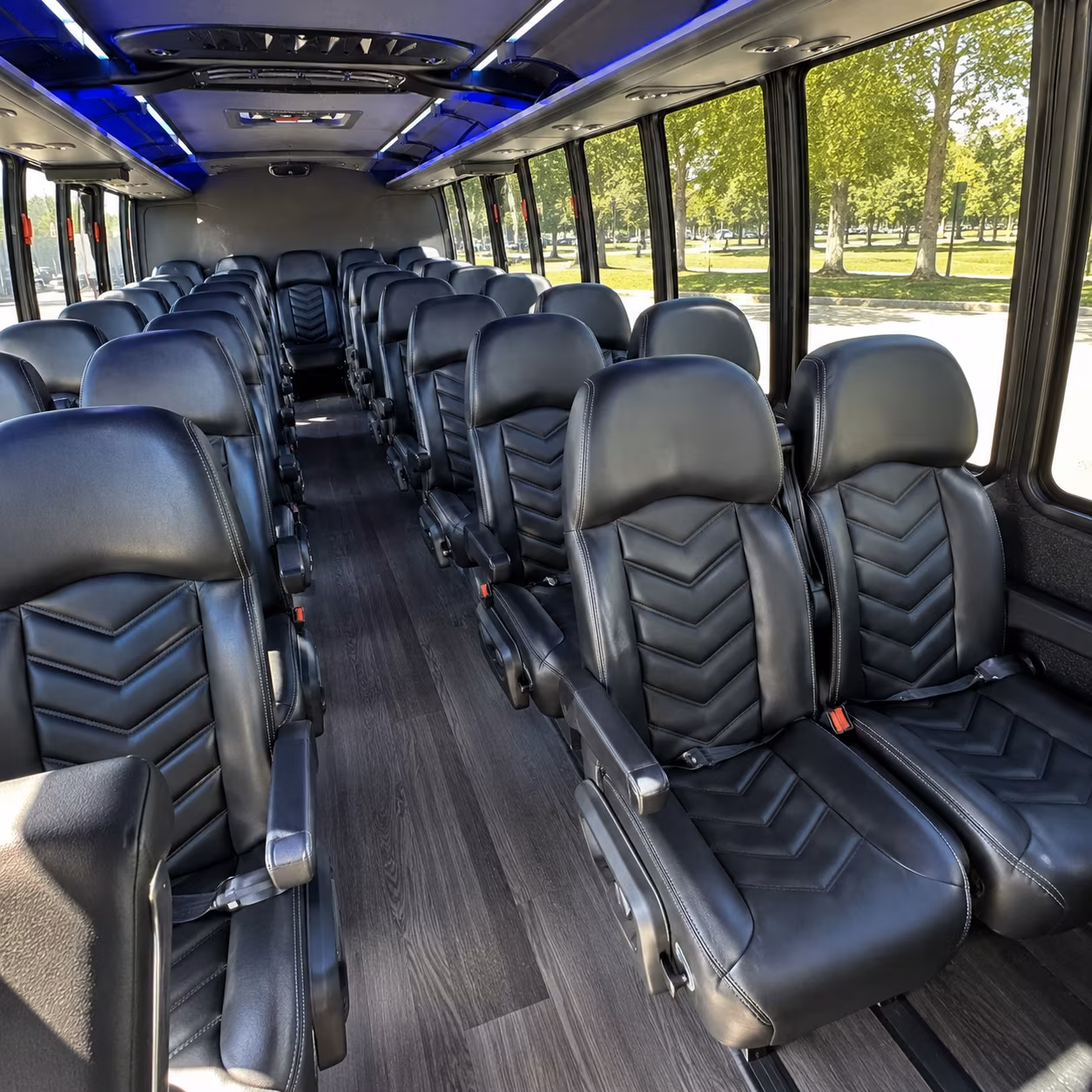 Great Falls School Event Transportation party bus exterior