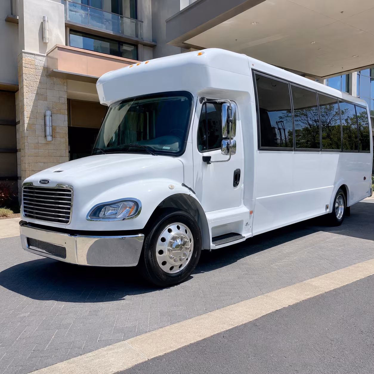 Great Falls School Event Transportation party bus exterior