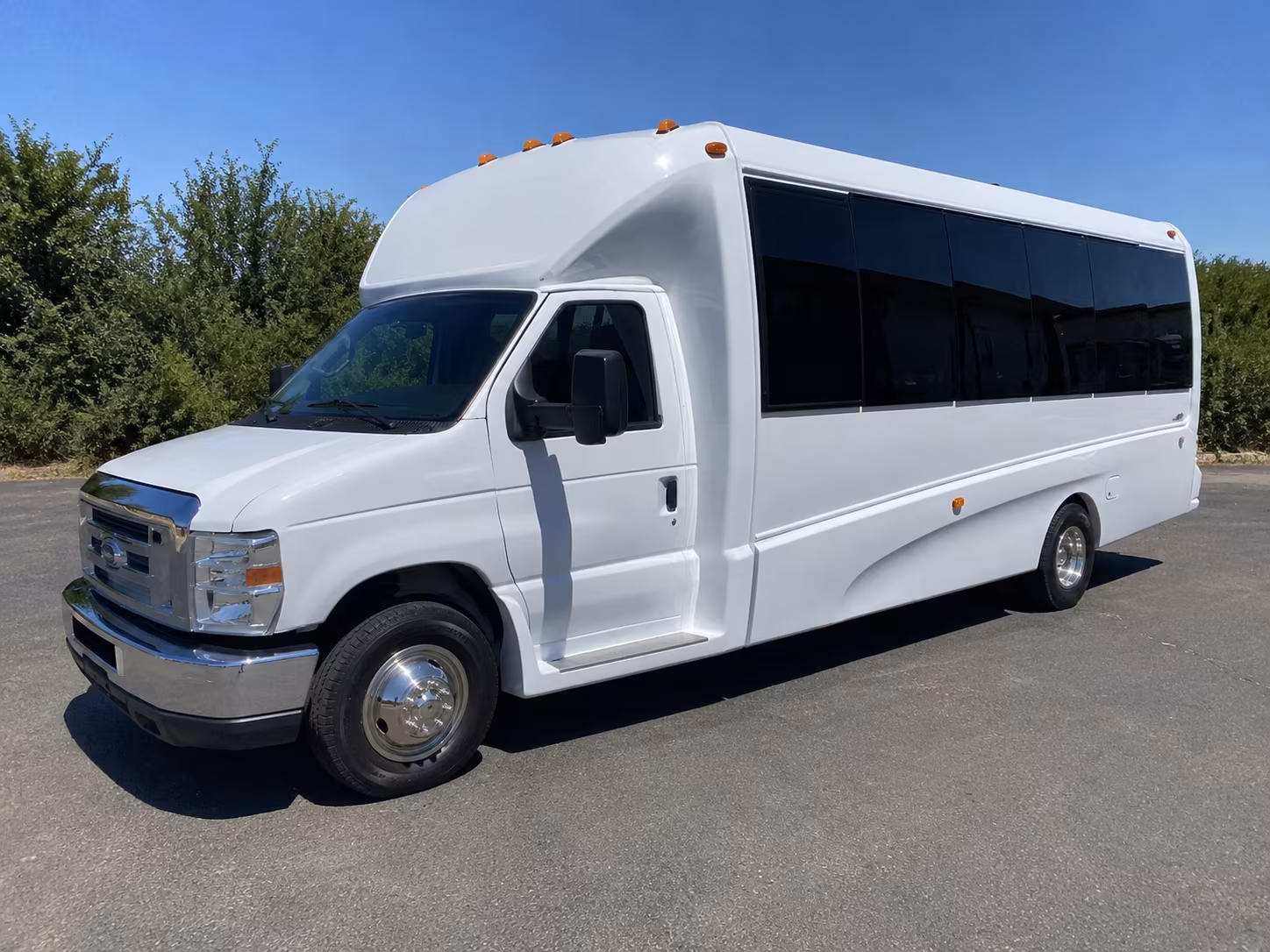 Great Falls Sporting Event Transportation party bus exterior