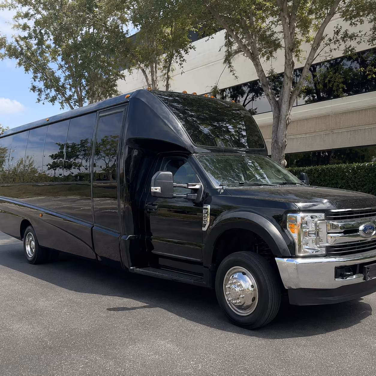 Great Falls Sporting Event Transportation party bus exterior