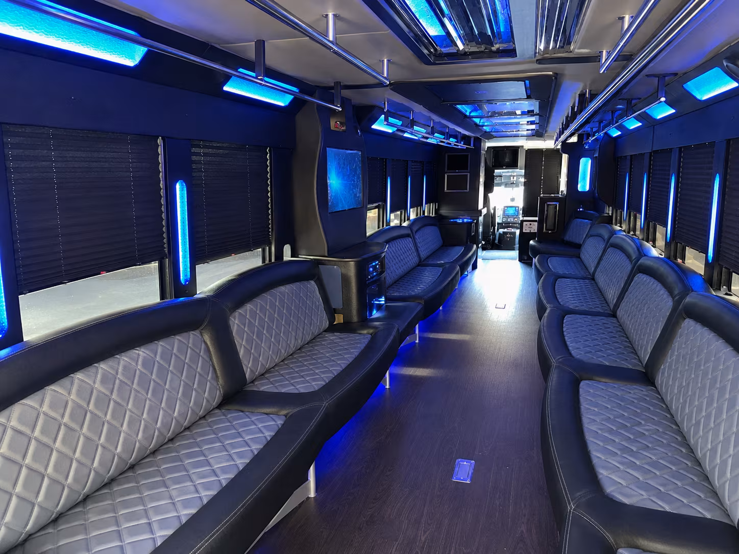 Great Falls Sporting Event Transportation onboard seating