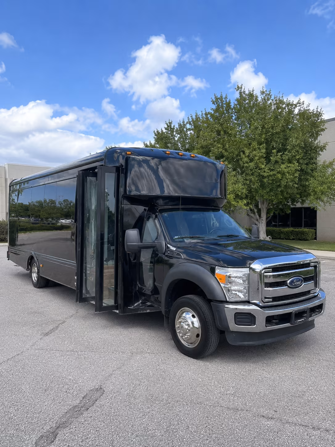 Great Falls Wedding Transportation party bus exterior