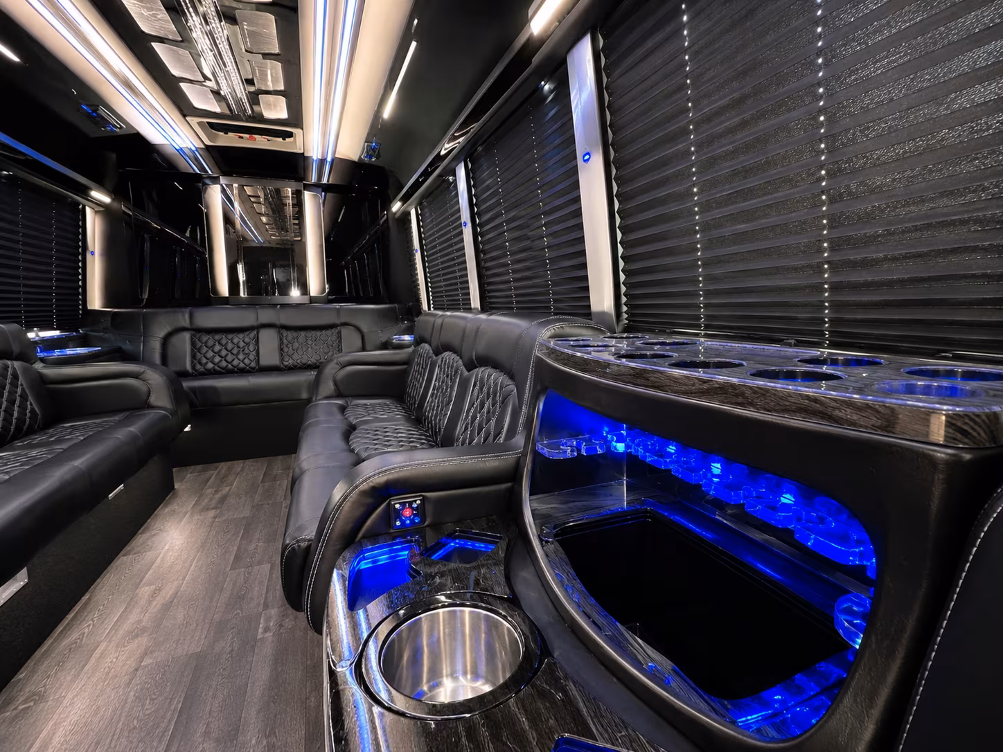 Great Falls Winery Tour & Pub Crawl Transportation party bus exterior